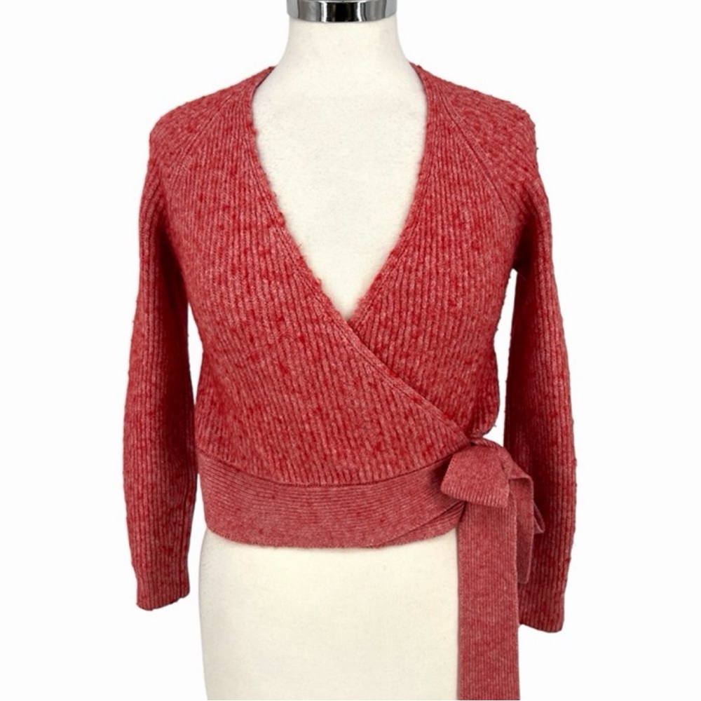 Splendid soft Women's Red/Pink Wrap Sweater